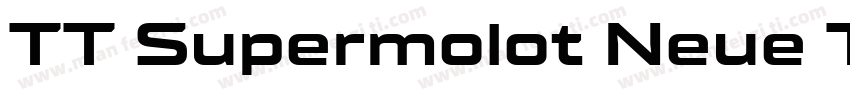 TT Supermolot Neue Trl Bd It字体转换
